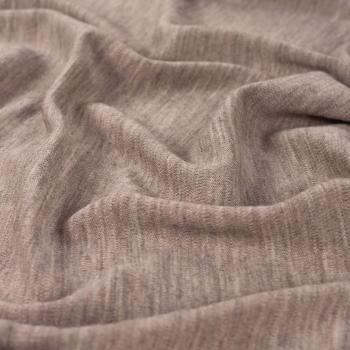 Merino Woll Jersey, Sand Melange